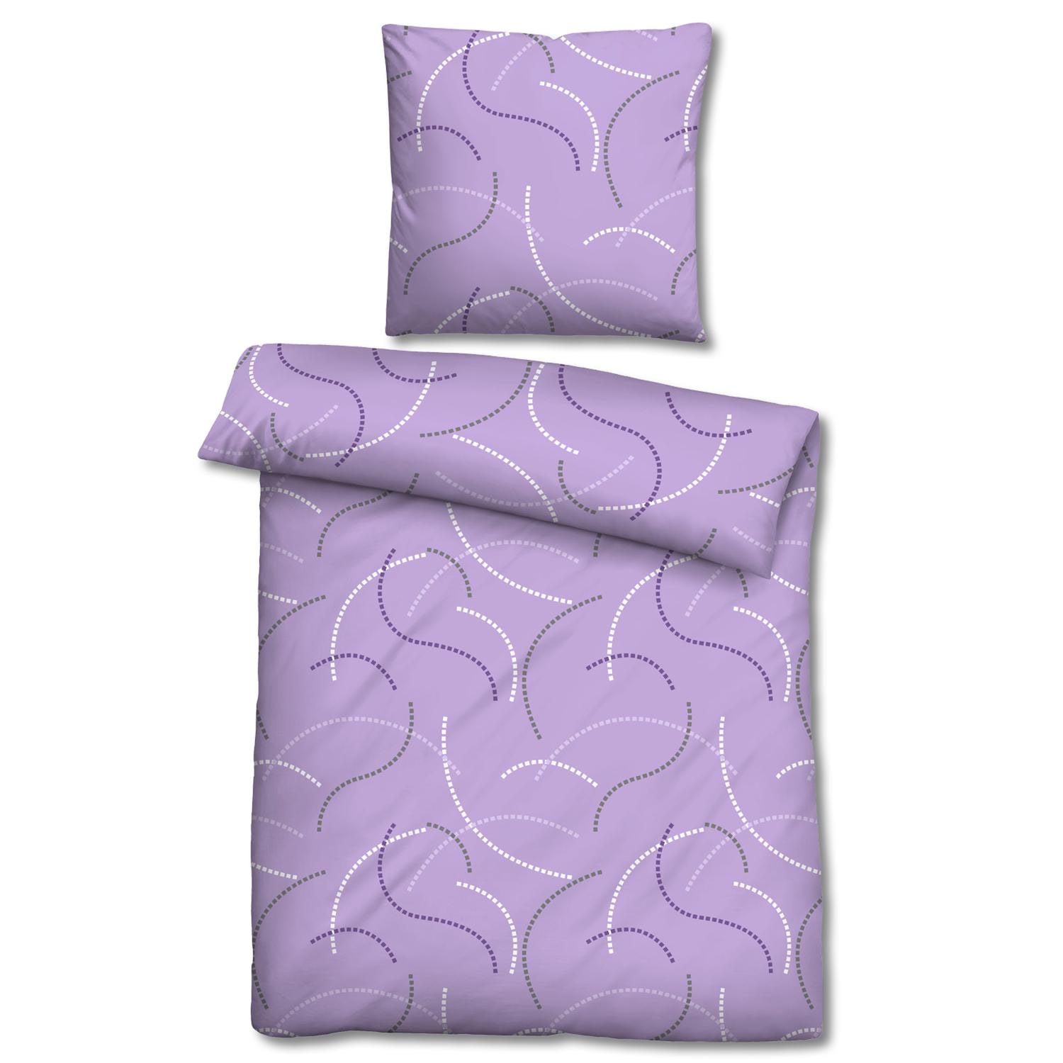 Mikrofaser-Satin Bettwäsche 155 x 220 cm + 80 x 80 cm