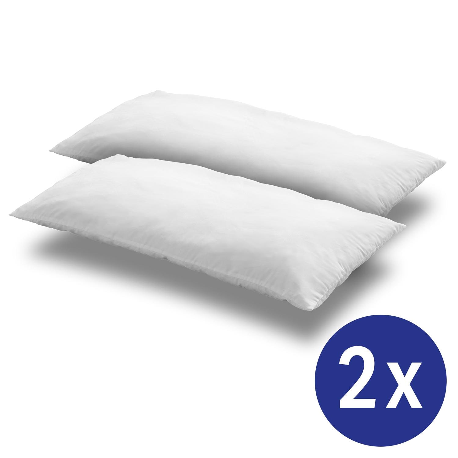 2 x CloudComfort Basic Mikrofaser Kopfkissen 40 x 80 cm