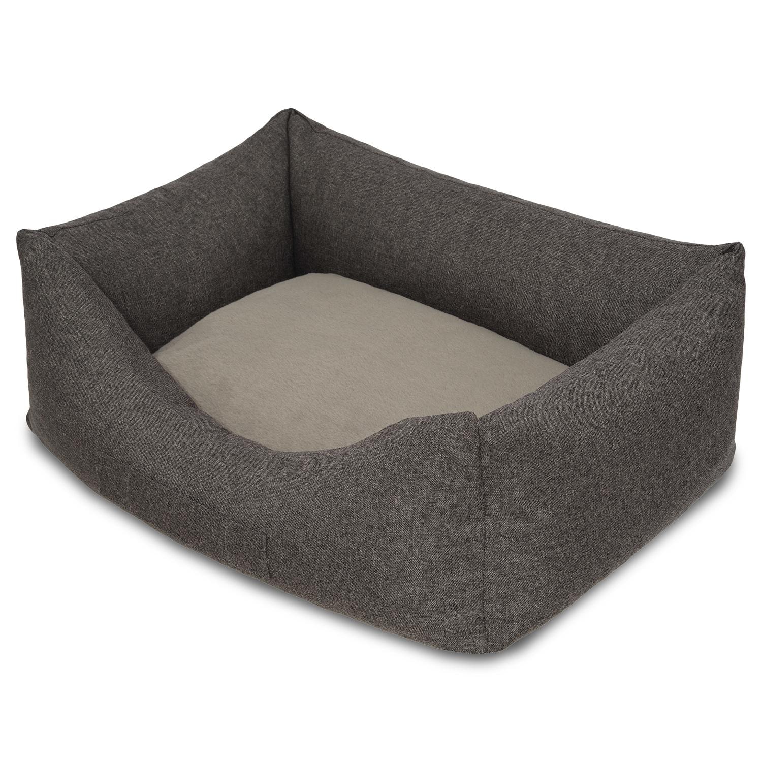 Petzzz Hundebett Lucky XL 120 x 85 x 31 cm mit orthopädischem Innenkissen