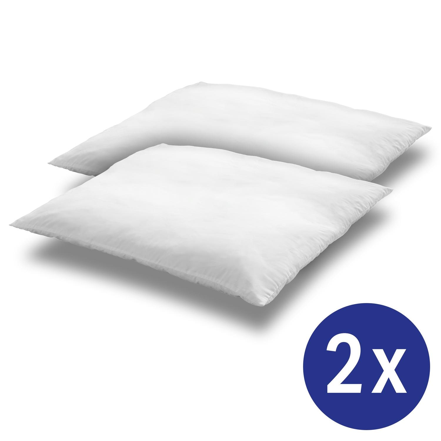2 x CloudComfort Basic Mikrofaser Kopfkissen 80 x 80 cm