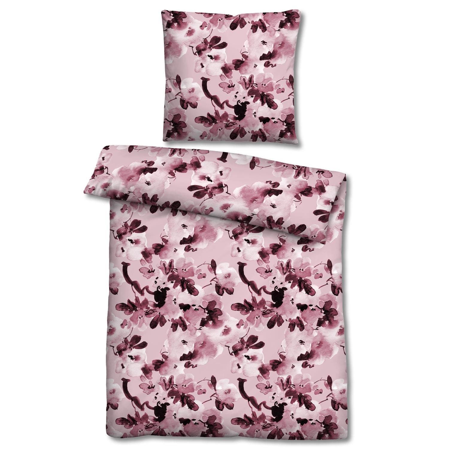 Biber Bettwäsche 155 x 220 cm + 80 x 80 cm