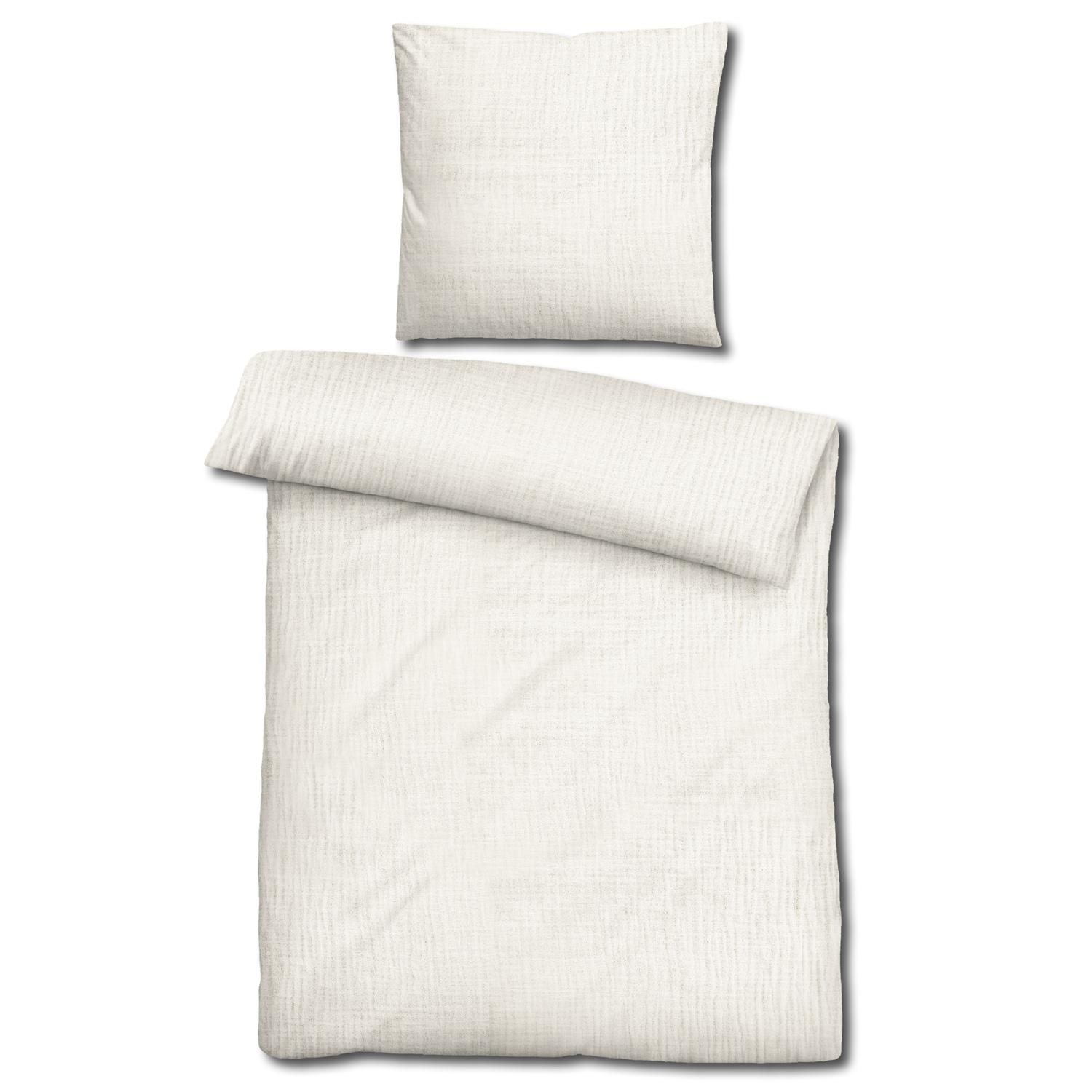 Sleezzz® Musselin Bettwäsche natur 135 x 200 cm + 80 x 80 cm