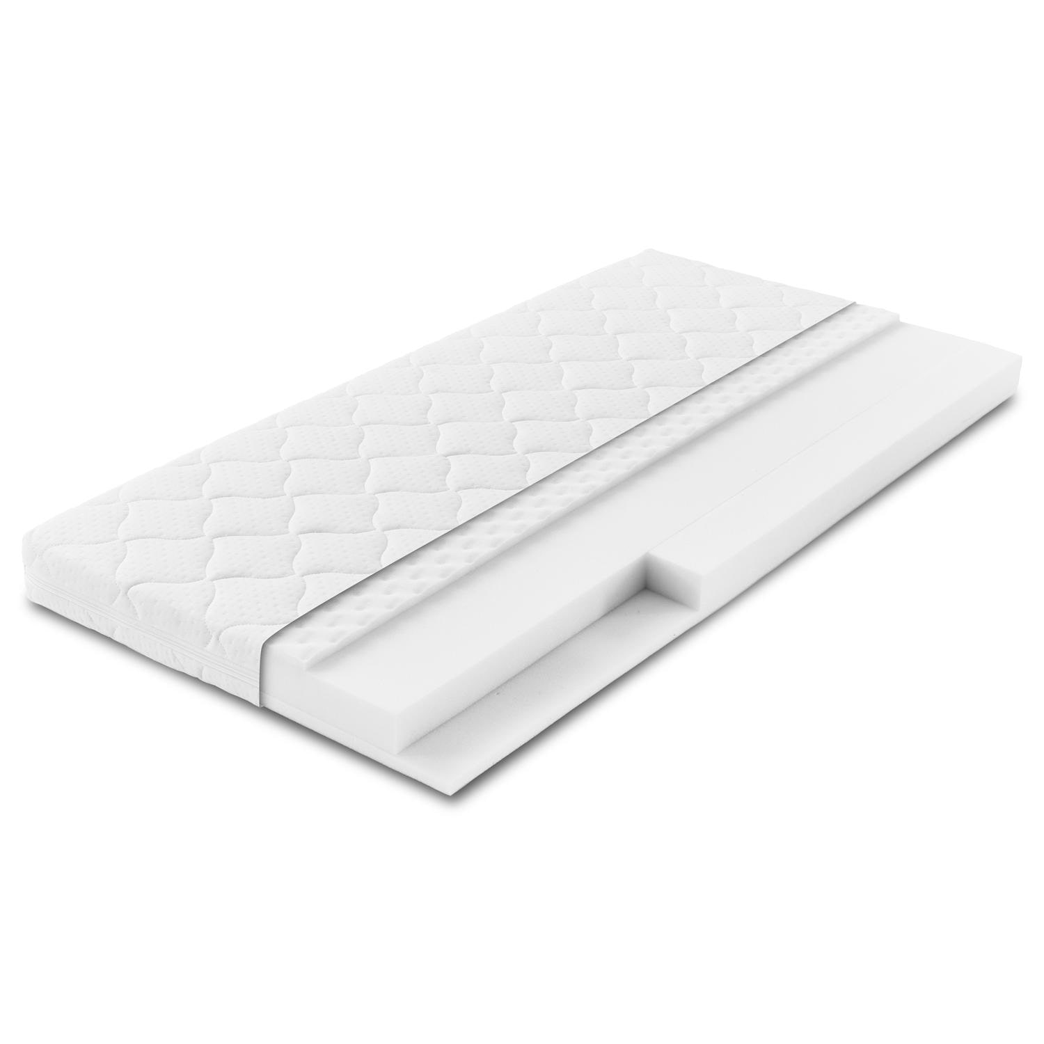 Kindermatratze CloudComfort Superior 60 x 120 cm mit Trittkante