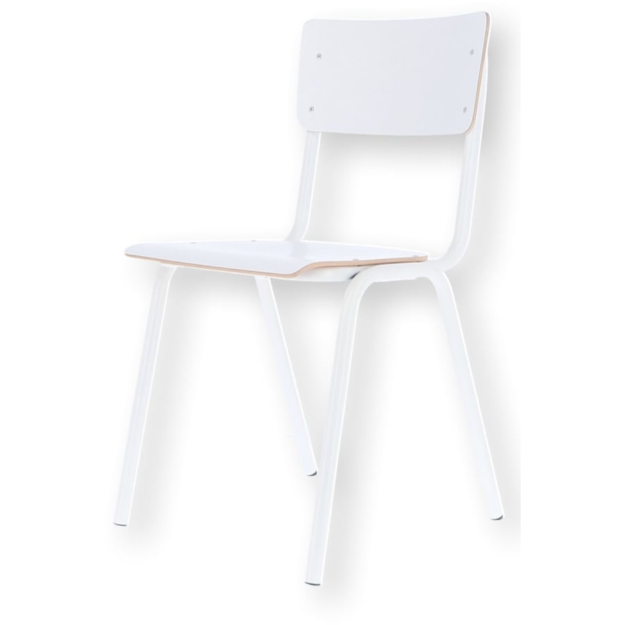 Jan Kurtz ZERO Stuhl mit Sitzfläche aus Laminat - weiß/weiß - 82x43x51 cm