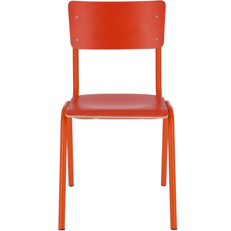 Jan Kurtz ZERO Stuhl mit Sitzfläche aus Laminat - orange/orange - 82x43x51 cm