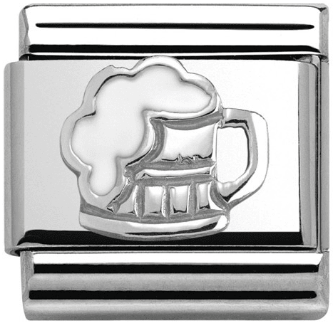 Nomination Classic - Around The World - Edelstahl Emaille Silber - Bier - 330202/34