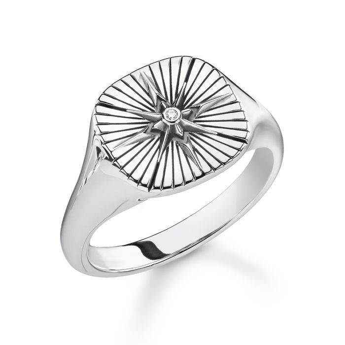 Thomas Sabo Ring - Rebel at Heart - Vintage Stern - TR2247-643-14