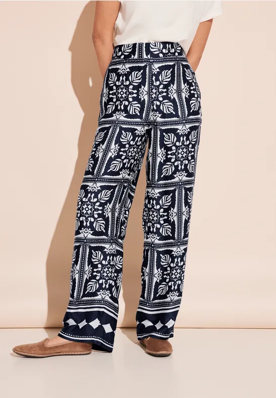Satin Print Hose