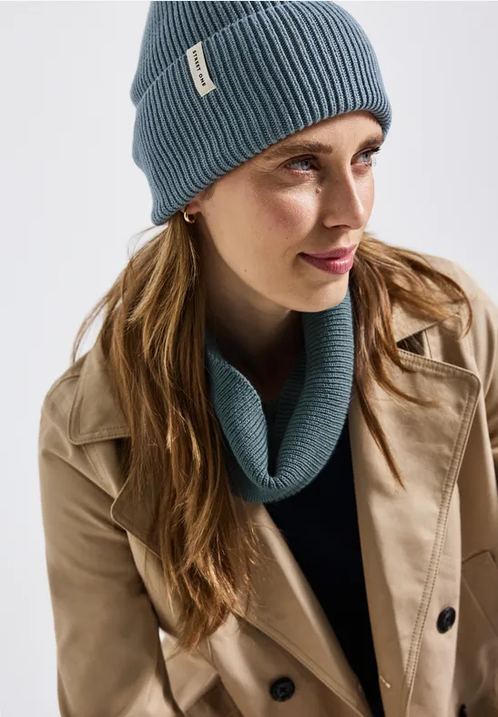 Rippstrick Loop-Schal