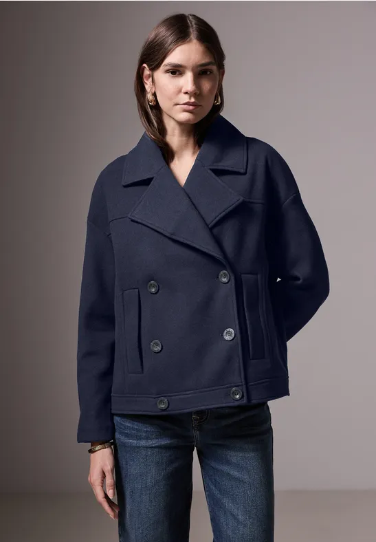 Oversize Caban Jacke