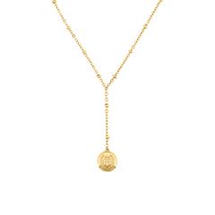 Halskette Casual für Damen aus Edelstahl, vergoldet