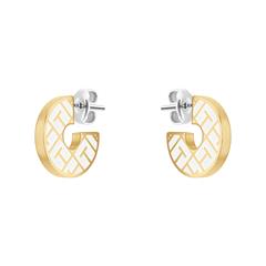 Ohrringe Sport für Damen aus vergoldetem Edelstahl