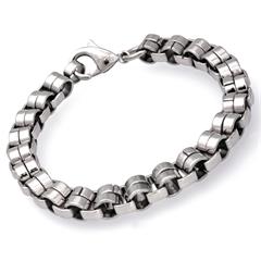 Armband Edelstahl runde Elementen 21,5cm