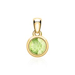 Peridot Anhänger für Ketten aus 585er Gold