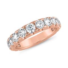 Roségold Ring mit Gravur und lab grown Diamanten