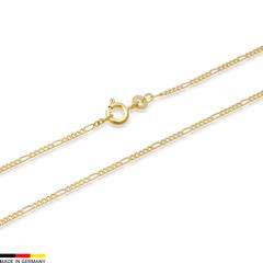 333er Goldkette: Figarokette Gold 50cm