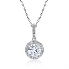Kette inklusive Diamantanhänger 0,62 ct
