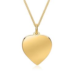333er Goldkette inkl. Herzanhänger