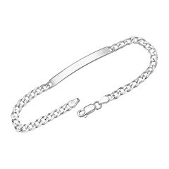 4,5mm 925 Silber Armband Gravur