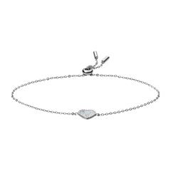 Damen Armband Elliott Hearts aus 925er Silber, Perlmutt