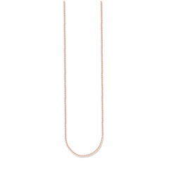 925 Silber Venezianer-Kette rosé