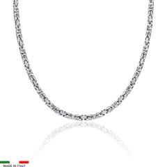 Sterlingsilber Königskette für Herren, 3,0 mm