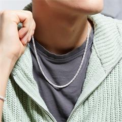 Herren Königskette aus Sterlingsilber, 3,2 mm