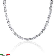 Königskette aus 925er Silber, 4,5 mm