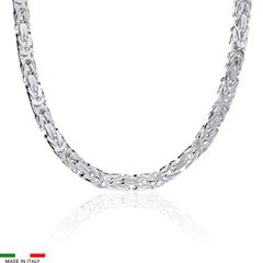 925 Silberkette: Königskette Silber 6mm