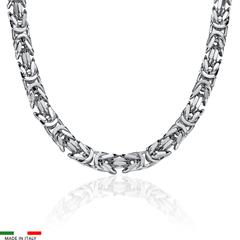 925er Silber Königskette für Herren, 7,5 mm