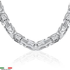 925 Silberkette: Königskette Silber 12mm
