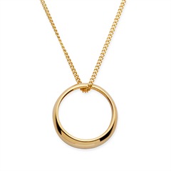 Polierte 333er Gelbgold Taufkette