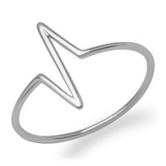 Ring Herzschlag aus 925er Silber