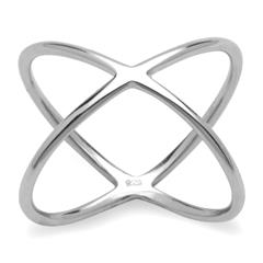 Silberner X-Ring 925er Silber