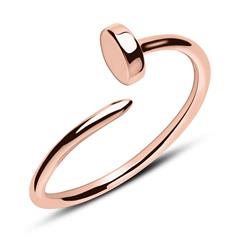 Ring aus rosévergoldetem Sterlingsilber