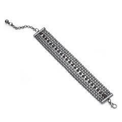 Armband Modeschmuck Damen violette Steine