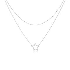Layerkette Stern aus Edelstahl