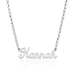 Namenskette aus 925er Silber Kettenart wählbar