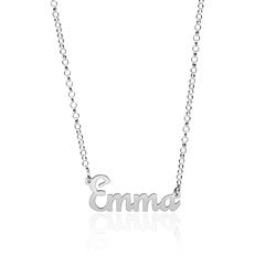 Halskette aus 925er Sterlingsilber Name wählbar