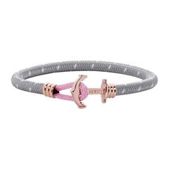 Phrep Lite Armband für Damen aus Nylon, grau, rosé
