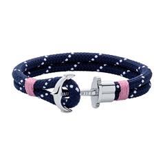 Dunkelblaues Phrep Armband für Damen aus Nylon