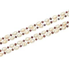 Hochwertige Halskette aus Süßwasserperlen