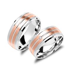 Trauringe aus 925er Silber rosé