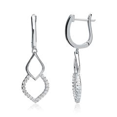 Ohrringe aus 925er Silber mit Zirkonia