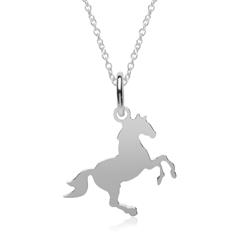 Kette Pferd aus 925er Silber