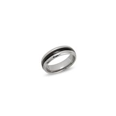 Ring Wolfram Ionenbeschichtet Tungstenring