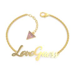 Damenarmband Love Guess aus Edelstahl, gold
