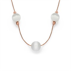 Halskette Perlen Macari rosé