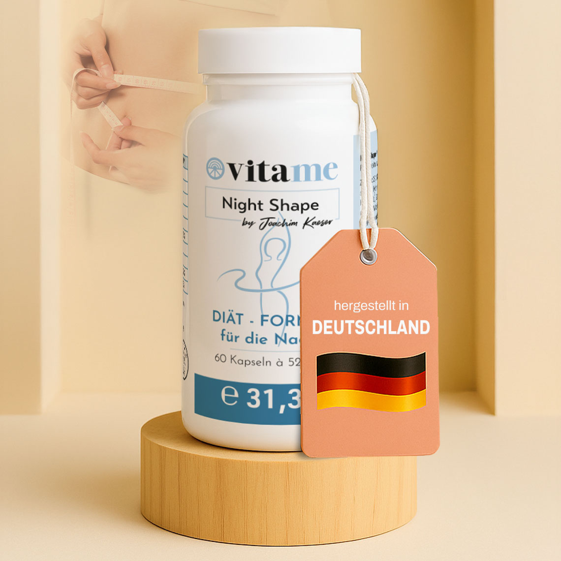 Vitame Night Shape Nahrungsergänzungsmittel zur Unterstützung beim Abnehmen 60 Stk.