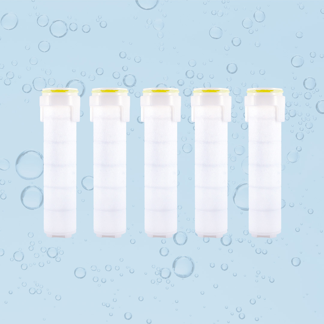 Aquadon Fusion wassersparender Wellness-Duschkopf Ersatzfilter 5er Set